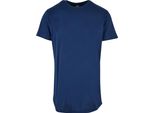 Urban Classics TB638 | Shaped Long Tee Herren T-Shirt - Farbe: Spaceblue - GrößE: M