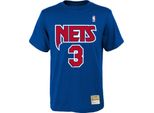 PáNské TričKo T-Shirt Mitchell & Ness New Jersey Nets # 3 Drazen Petrovic Name & Number Tee Royal - M