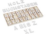 Set Di Lettere In Legno Relaxdays Xl 104 Pezzi