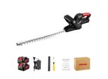 Tagliasiepi Elettrico, Motore Brushless, Disposizione Delle Lame Doppia, 2 Batterie Spina Ue