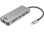 Act AC7092 - Hdmi - RJ-45 - Usb 3.2 Gen 1 (3.1 Gen 1) Type-A - Usb 3.2 Gen 1 (3.1 Gen 1) Type-C - Microsd (Transflash)