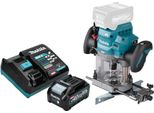 Makita Rp 001 GM101 Fresatrice A Batteria 40 V Max. 12 Mm Senza Spazzole + 1X Batteria 4,0 Ah + Caricabatterie
