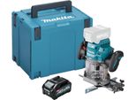 Makita Rp 001 GM101 Fresatrice A Batteria 40 V Max. 12 Mm Brushless + 1X Batteria 4,0 Ah + Makpac - Senza Caricabatterie