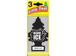 Deodorante Per Auto Little Trees Profumato Per Alberi Di Natale Black Ice 3PAK