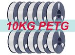 Filamento Per Stampa 3D, Elevata Tenacità, Eccellente Adesione Dello Strato, -Petg-Bianco-10Kg