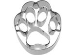 Tagliabiscotti A Zampa Di Cane 2D 6 Cm In Acciaio Inox