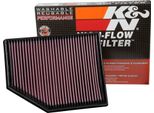 Filtro Aria Motore K&N 33-3055: Filtro Di Ricambio Ad Alte Prestazioni, Premium, Lavabile, Per Maggiori Prestazioni, 2015-2019 (V40 Cross Country, V40)