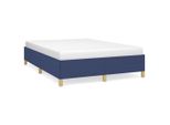 Vidaxl Struttura Letto Senza Materasso Blu 140X200 Cm Tessuto