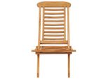 Vidaxl Sedia Da Giardino Pieghevole 50X90X69 Cm In Legno Massiccio Teak
