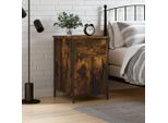 Vidaxl Comodino Rovere Fumé 40X42X60 Cm Materiale A Base Di Legno