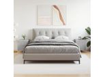 Comodini 2 Pz. Grigio Cemento 40X40X50 Cm Materiale A Base Di Legno