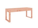 Panchina Da Giardino 110X38X45 Cm In Legno Massiccio Di Abete Douglas