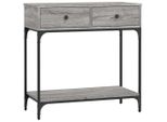 Tavolo Consolle Grigio Sonoma 75X34,5X75 Cm Materiale A Base Di Legno