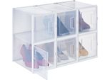 Set Relaxdays Di 6 Scatole Per Scarpe Con Tacchi Alti