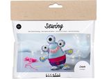 Creativ Company Mini Set Da Hobby Per Cucire Il Mostro Di Feltro