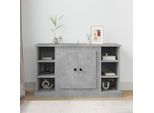 Vidaxl Credenza Grigio Cemento 100X35,5X60 Cm Materiale A Base Di Legno