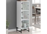 Vidaxl Credenza Con Ante In Vetro Bianco 35X37X120 Cm