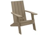Vidaxl Sedia Da Giardino Adirondack Marrone Chiaro 75X88,5X89,5 Cm Polipropilene