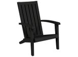 Vidaxl Sedia Da Giardino Adirondack In Polipropilene Nero