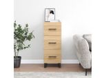 Vidaxl Credenza Rovere Sonoma 34,5X34X90 Cm Materiale A Base Di Legno
