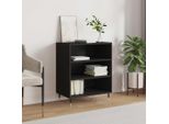 Vidaxl Credenza Nera 57X35X70 Cm Materiale A Base Di Legno