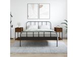Comodini 2 Pz. Aspetto Rovere Marrone 30X60X60 Cm Materiale A Base Di Legno