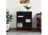 Vidaxl Credenza Nera 57X35X70 Cm Materiale A Base Di Legno