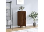Vidaxl Credenza Marrone Effetto Rovere 34,5X34X90 Cm Materiale A Base Di Legno