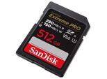 Sandisk Extreme Pro, 512 Gb, Sdxc, Classe 10, UHS-II, 300 Mb/S, 260 Mb/S