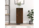 Vidaxl Credenza Marrone Effetto Rovere 34,5X34X90 Cm Materiale A Base Di Legno