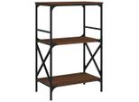 Libreria 3 Ripiani Rovere Marrone 59X35X90,5 Cm Materiale A Base Di Legno