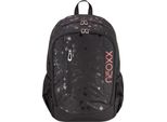 Neoxx Zaino Della Scuola Con Scomparto Per Laptop Flow School Backpack Splash In Black Nero