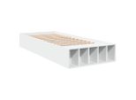 Vidaxl Struttura Del Letto Bianca 100X200 Cm In Materiale Ligneo