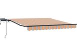 Vidaxl Tenda Da Sole Retrattile Multicolore 300 X 250 Cm Tessuto