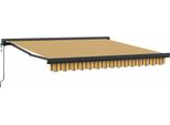 Vidaxl Tenda Da Sole Retrattile Multicolore 350 X 250 Cm Tessuto, Metallo