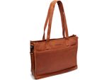 The Chesterfield Brand Borsa Shopper Borsa A Tracolla Con Scomparto Per Laptop Adana Shopper Cognac Marrone Chiaro