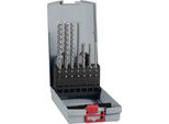 Set Di Punte Per Martello Pro Sds Plus-5X, 5/6/8/6/8/10/12 Mm, 7 Pezzi