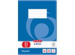 Herlitz Oktavheft X.Book, Din A6, Liniert, 70 G/Qm, 32 Blatt
