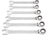 Hazet 606/6-1 Set Di Chiavi A Cricchetto Combinate ∙ Profilo Di Trazione Esterno A Doppio Esagono ∙ 21 - 32 ∙ Numero Di Utensili: 6