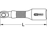 Ks Tools 1/2" Chromeplus Prolunga Inclinabile 305 Mm - 918.1663"