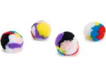 Beeztees Giocattolo Per Gatti Palla Arcobaleno Con Erba Gatta 4 Pezzi 4 Cm