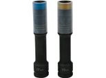 Ks Tools Slimpower Set Di Prese A Percussione Extra Lunghe 2 Pezzi 1/2" 17+19Mm 515"