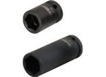 Ks Tools 515.0306 - Set Di Chiavi A Bussola - 1 Pollice - 2 Teste - Acciaio Al Cromo-Molibdeno - Iso 1174 - Din 3121 - 1,68 Kg