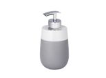 Wenko Distributore Di Sapone Malta Grigio/Bianco In Ceramica Dispenser Dispenser Igiene