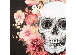 Tovaglioli A Forma Di Teschio DíA De Los Muertos Decorazione Da Tavola 20 Pezzi Colorati 33X33Cm -