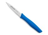 Coltello Mondador Arcos Nova 188523 In Acciaio Inox E Polipropilene Mango, Lama Blu 8,5 Cm Con Coprilama E Scatola Da Esposizione