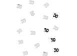 Coriandoli Per Decorazione Tavola Compleanno Numero 30 Argento 10G - Taglia Unica