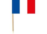 Bandiere Della Francia 50 Pezzi Blu-Bianco-Rosso 3X5Cm - Taglia Unica