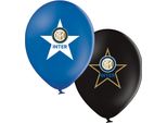 Palloncini In Lattice Inter Milan 12 Pezzi Colorati 30 Cm - Taglia Unica