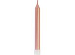 Candele Di Compleanno 10 Pezzi Oro Rosa 7Cm - Taglia Unica
